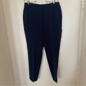 Chico's Navy Pinstripe Pants